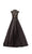 Alyce Paris - 27182 Illusion High Halter Embellished Ballgown in Black