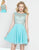 Alyce Paris - 41079 Dress In Turquoise Nude