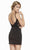 Alyce Paris - 4127 Embroidered Bodice Pencil Skirt Sheath Dress In Black