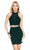 Alyce Paris - 4128 Two-Piece Beaded Illusion Lace Sheath Dress In Green