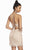 Alyce Paris - 4140 Lace Halter Sheath Cocktail Dress In Pink