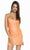 Alyce Paris - 4202 Sequined Plunging Scoop Sheath Dress In Orange