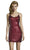Alyce Paris - 4202 Sequined Plunging Scoop Sheath Dress In Red