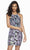Alyce Paris - 4216 Sequin Embellished Halter Cocktail Dress In Black and Purple