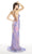 Alyce Paris - 60604 Glitter V-Neck Mermaid Gown In Multi-Color