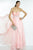 Alyce Paris - 35809 Floral Beaded Ruched Sweetheart Chiffon Dress In Pink