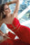Alyce Paris B'Dazzle - 35822 Sleeveless Long Gown with Back Cut Outs in Red and Neutral