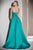 Alyce Paris - 5747 Strapless Sweetheart Satin A-Line Gown In Green