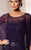 Alyce Paris Jean De Lys - 29088 Scoop Chiffon Sheath Dress in Purple