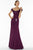 Alyce Paris Black Label - 29300 Off Shoulder A-line Evening Gown in Purple