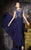 Alyce Paris Black Label - 29655 Beaded Lace Bodice Evening Gown in Blue