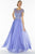 Alyce Paris Black Label - 29655 Beaded Lace Bodice Evening Gown in Blue