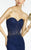 Alyce Paris B'Dazzle - 35789 Embellished Sweetheart Sheath Dress in Blue