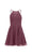 Alyce Paris Homecoming - 3714 Embroidered Halter Neck A-Line Dress in Red