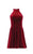 Alyce Paris Homecoming - 3726 Laced Halter Neck A-line Dress in Red