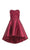Alyce Paris Homecoming - 3730 Embellished Semi-sweetheart A-line Dress in Red