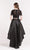Alyce Paris Homecoming - 3733 Two-Piece Bateau Neck A-Line Dress in Black