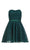 Alyce Paris Homecoming - 3741 Laced Semi-sweetheart A-line Dress in Green