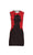 Alyce Paris Homecoming - 4443 Embellished Jewel Neck Sheath Dress in Black and Red
