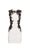 Alyce Paris Homecoming - 4443 Embellished Jewel Neck Sheath Dress in White and Black