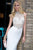 Alyce Paris  - 6590 Lace Illusion Jewel Sheath Dress in White