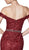 Cinderella Divine - AM122 Off Shoulder Beaded Lace Appliqued Gown