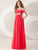 Angela and Alison - 21037 Strapless Ruched  Sweetheart Empire Gown in Pink