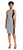 Adrianna Papell - AP1D100048 Jacquard Jewel Neck Sheath Dress in Black and White