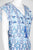 Adrianna Papell - AP1D101094 Flutter Sleeve Paisley Print Tassel Dress In Blue and Print