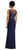 Adrianna Papell - Embellished V Neck Long Dress AP1E200145 in Blue