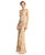 Adrianna Papell - Halter Long Dress AP1E200177 in Gold