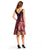 Adrianna Papell - Multi Print Mikado Cocktail Dress AP1E200353 in Black and Multi-Color