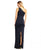 Adrianna Papell - One-Shoulder Embellished Long Dress AP1E200387 in Black and Red