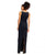 Adrianna Papell - AP1E200391 Embellished V-Neck Column Dress in Black