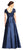 Adrianna Papell - Sequined Pleated Long Dress AP1E200445 in Blue