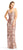 Adrianna Papell - AP1E200620 Sleeveless Sheer Sequined Long Dress in Gold