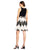 Adrianna Papell - AP1E201113 Two-Piece Halter Dress in Black and White