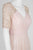 Adrianna Papell - Half Sleeve Pin-Tucked Bodice Long Gown AP1E201417 In Pink