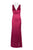 Adrianna Papell - AP1E203395 Sleek Plunging V-neck Trumpet Dress In Red