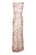 Adrianna Papell - AP1E204015 Floral Embroidered Bateau Sheath Dress In Pink and Multi-Color