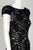 Adrianna Papell - AP1E204098 Floral Lace Cap Sleeve Sheath Dress In Black and Neutral