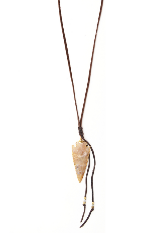 Desert Sun Arrowhead Necklace