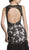 Sleeveless Sheer Trumpet Evening Gown