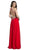 Illusion Halter A-Line Evening Dress