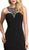 Fitted Evening Dress with Slit