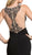 Fitted Evening Dress with Slit