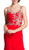 Sheer Sleeveless Embellished Evening Gown