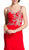 Sheer Sleeveless Embellished Evening Gown