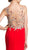 Sheer Sleeveless Embellished Evening Gown