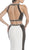 Two Piece Halter Open Back Evening Dress